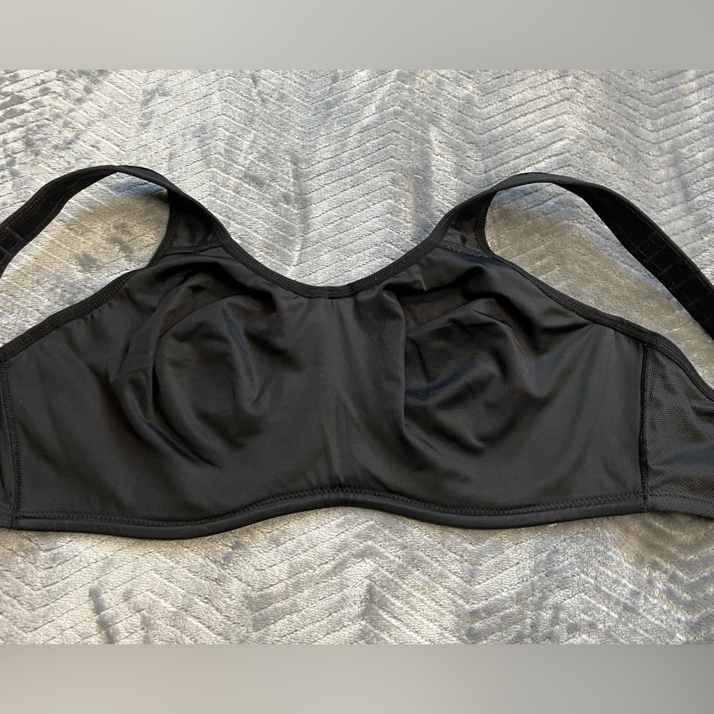 Wacoal Black Full-Coverage Support Sports Bra - Picture 4 of 4